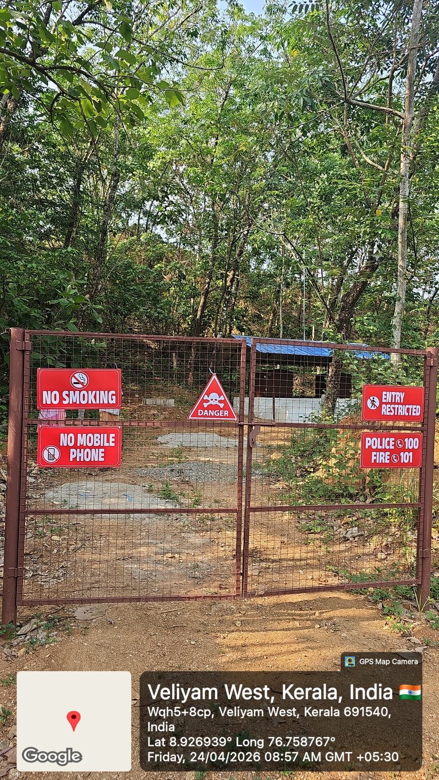 Quarry Entrance Gate & Safety Protocols